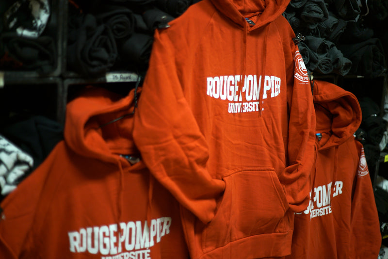 Hoodie "Rouge Pompier Université" rouge - Rouge Pompier