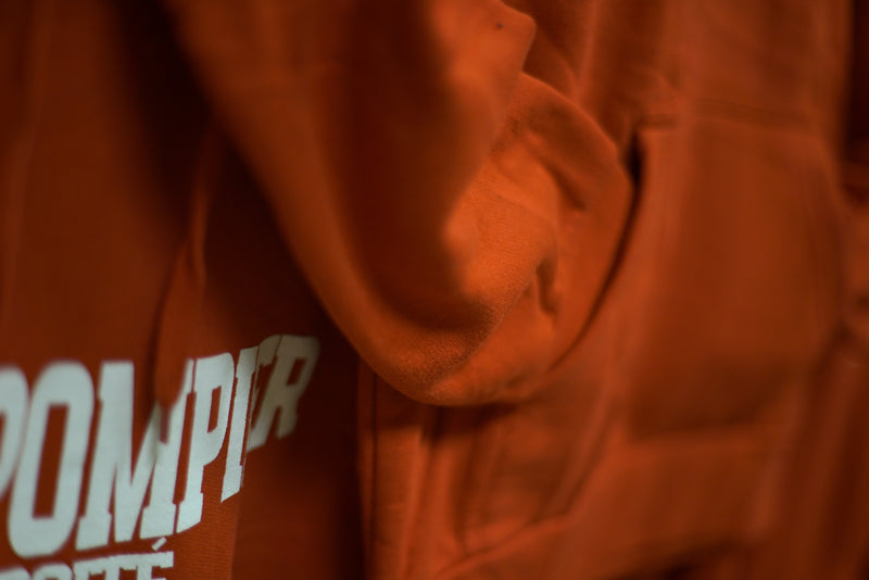 Hoodie "Rouge Pompier Université" rouge - Rouge Pompier
