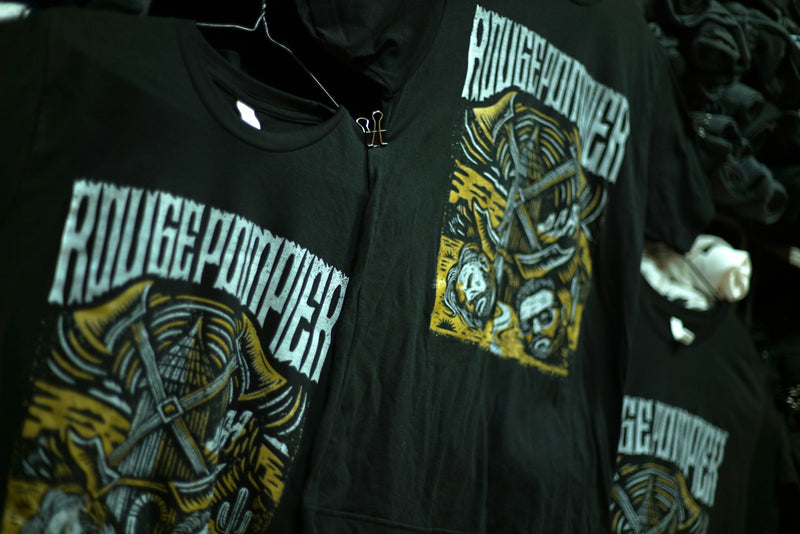 T-shirt "Moulin deux couleurs" - Rouge Pompier