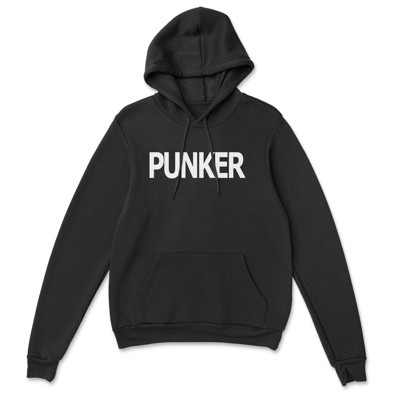 Hoodie "PUNKER" noir
