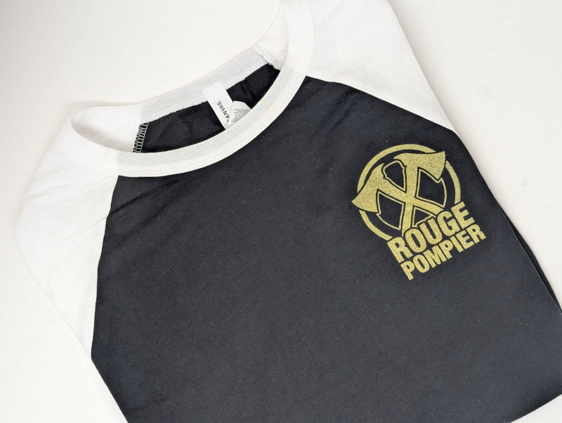 Baseball tee "Michael Caine" - Rouge Pompier