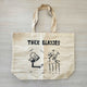 Tote bag "Abstract Glasses" - Thick Glasses