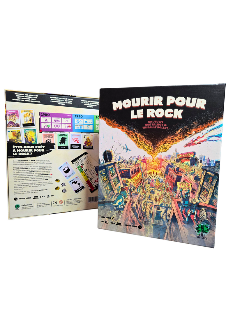 Jeu de société "Mourir pour le rock" - Noé Talbot