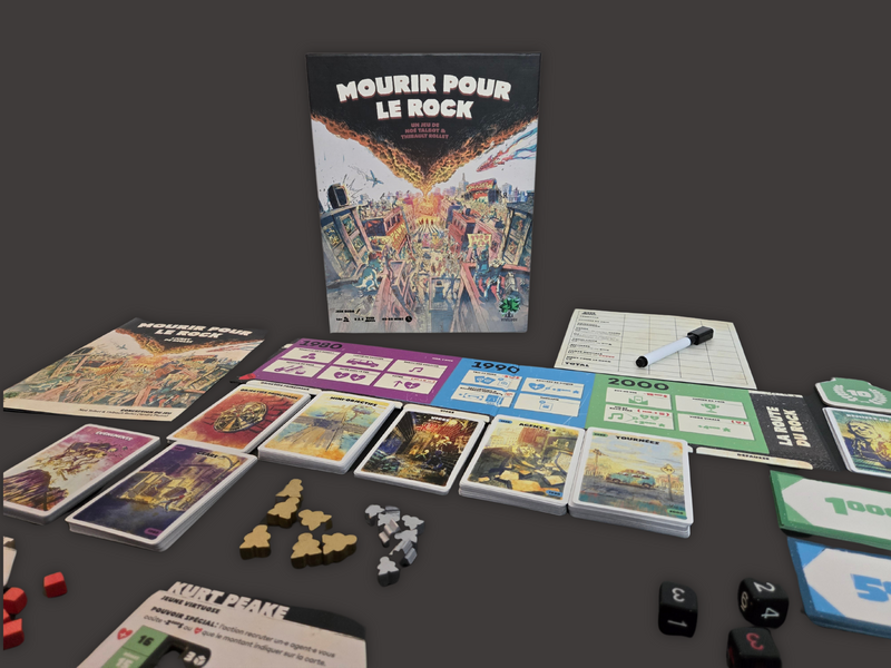 Jeu de société "Mourir pour le rock" - Noé Talbot