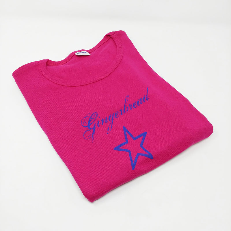 Gingerbread t-shirt rose-104430