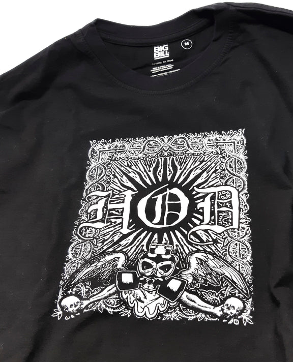 Hands Of Death gas mask t-shirt-133955