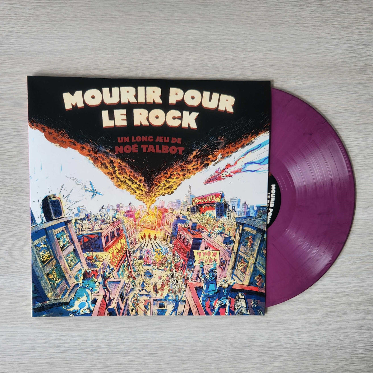 Album "Mourir pour le rock" (Vinyle) - Noé Talbot