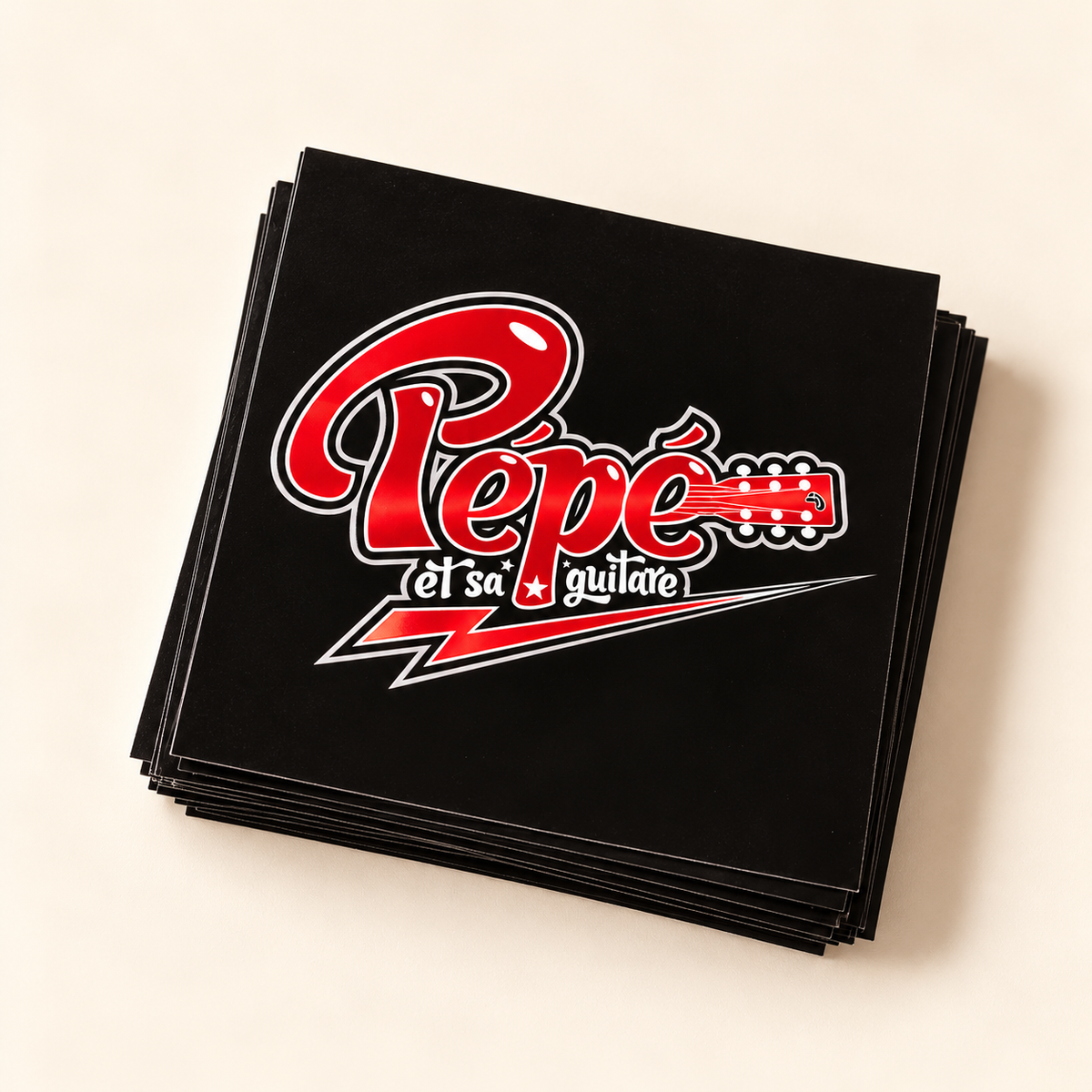 Sticker - Pépé et sa guitare