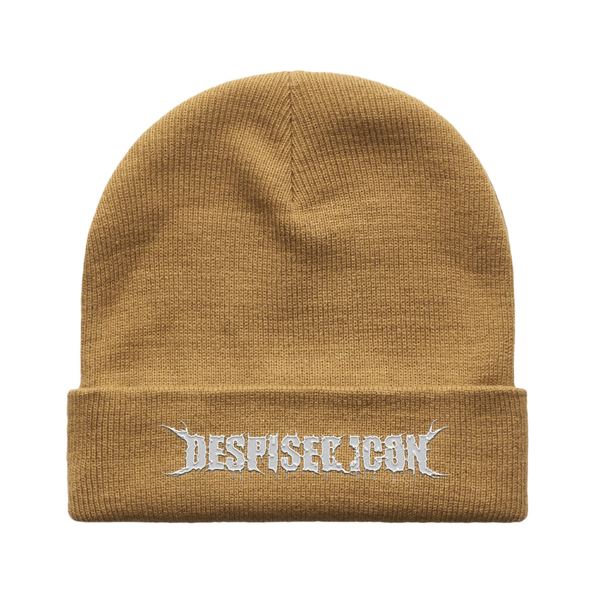 Beanie "Embroidered Logo" (Camel) - Despised Icon