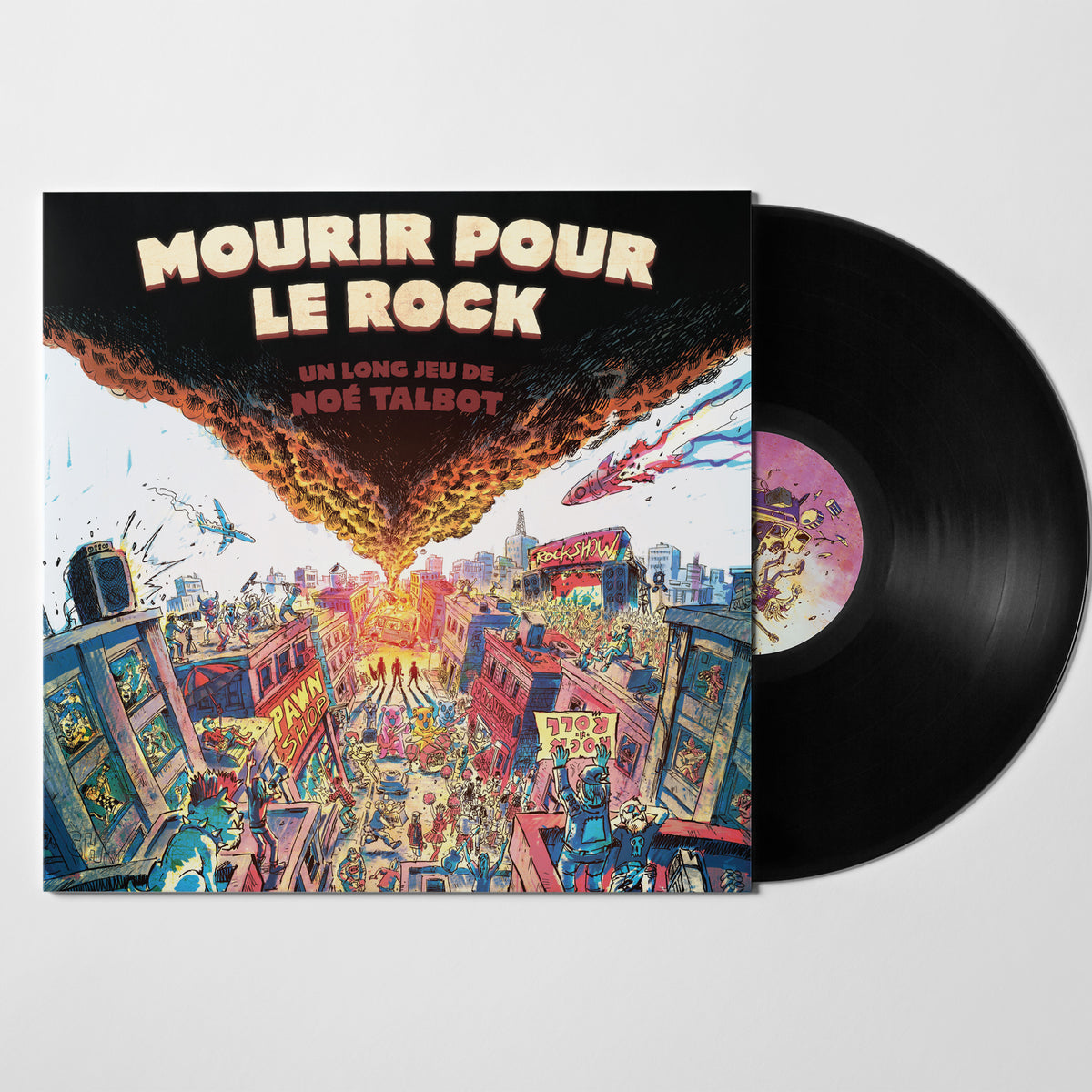 Album "Mourir pour le rock" (Vinyle) - Noé Talbot