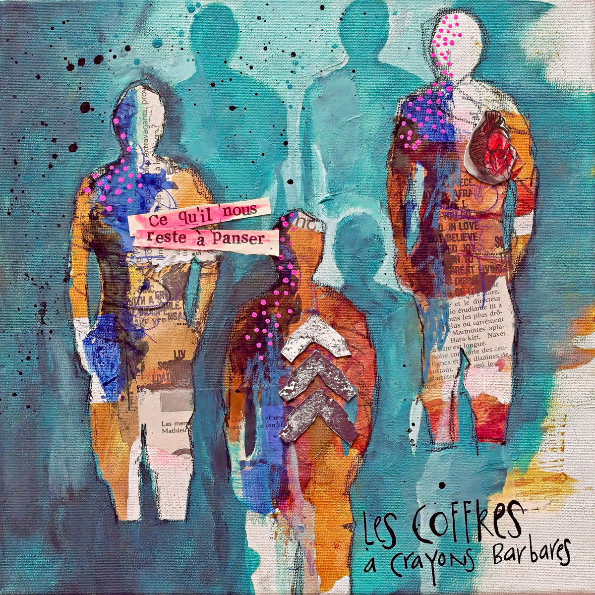 Album "Ce qu'il nous reste à panser" (Vinyle) - Les coffres à crayons barbares