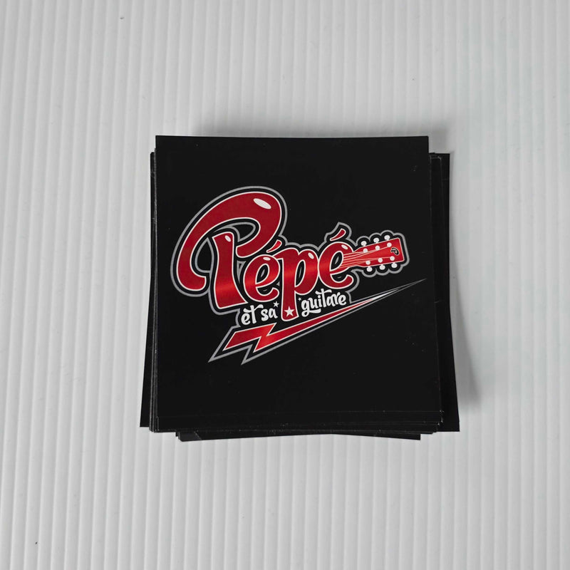Sticker - Pépé et sa guitare