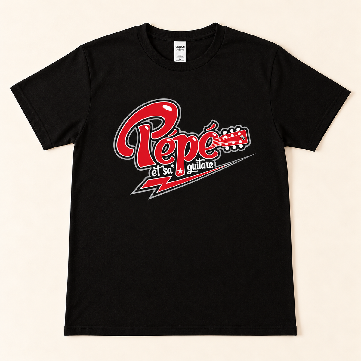 T-shirt "Pépé et sa guitare" - Pépé et sa guitare