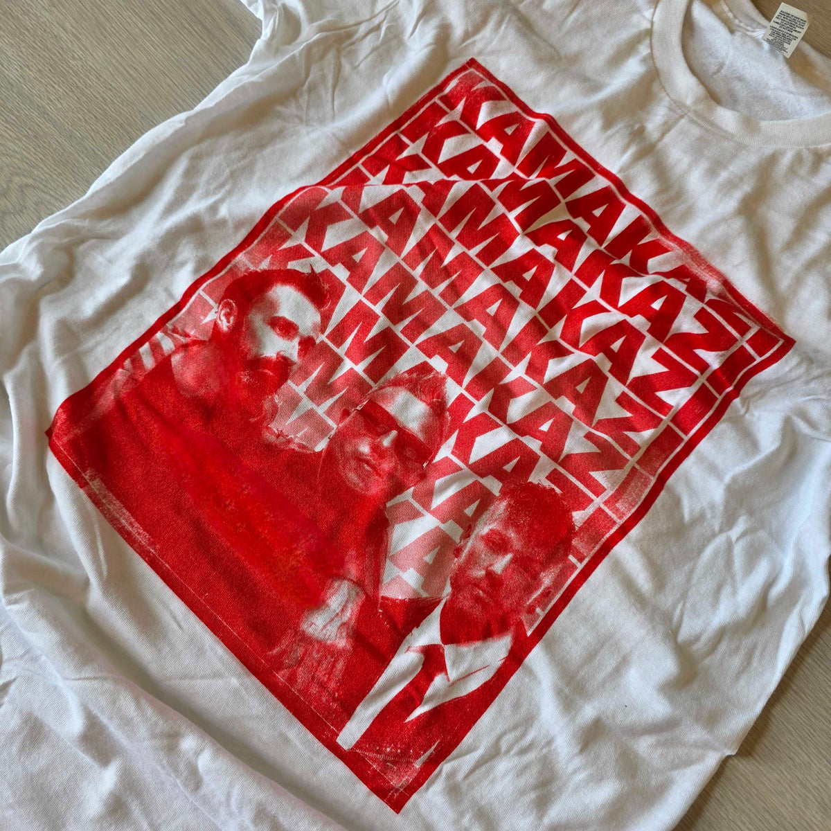 T-shirt "Malaise" blanc - Kamakazi