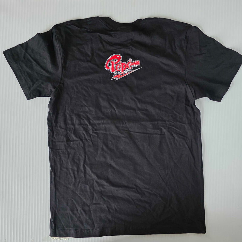 T-shirt "Papa Toxico" - Pépé et sa guitare