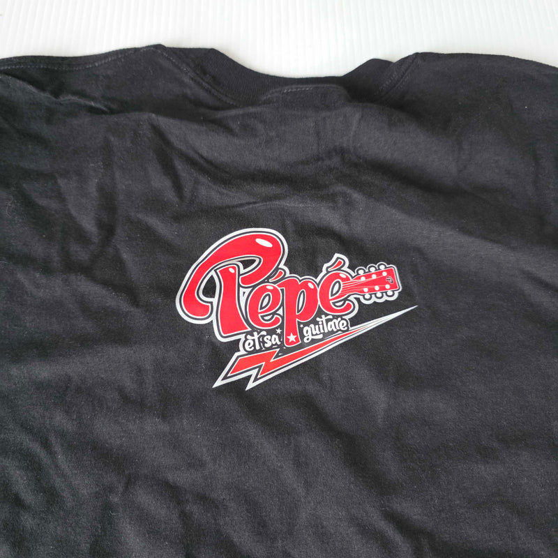 T-shirt "Papa Toxico" - Pépé et sa guitare