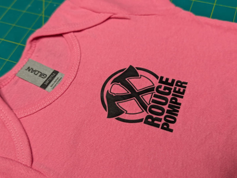 Kids t-shirt "Axe Logo" (yellow) - Rouge Pompier
