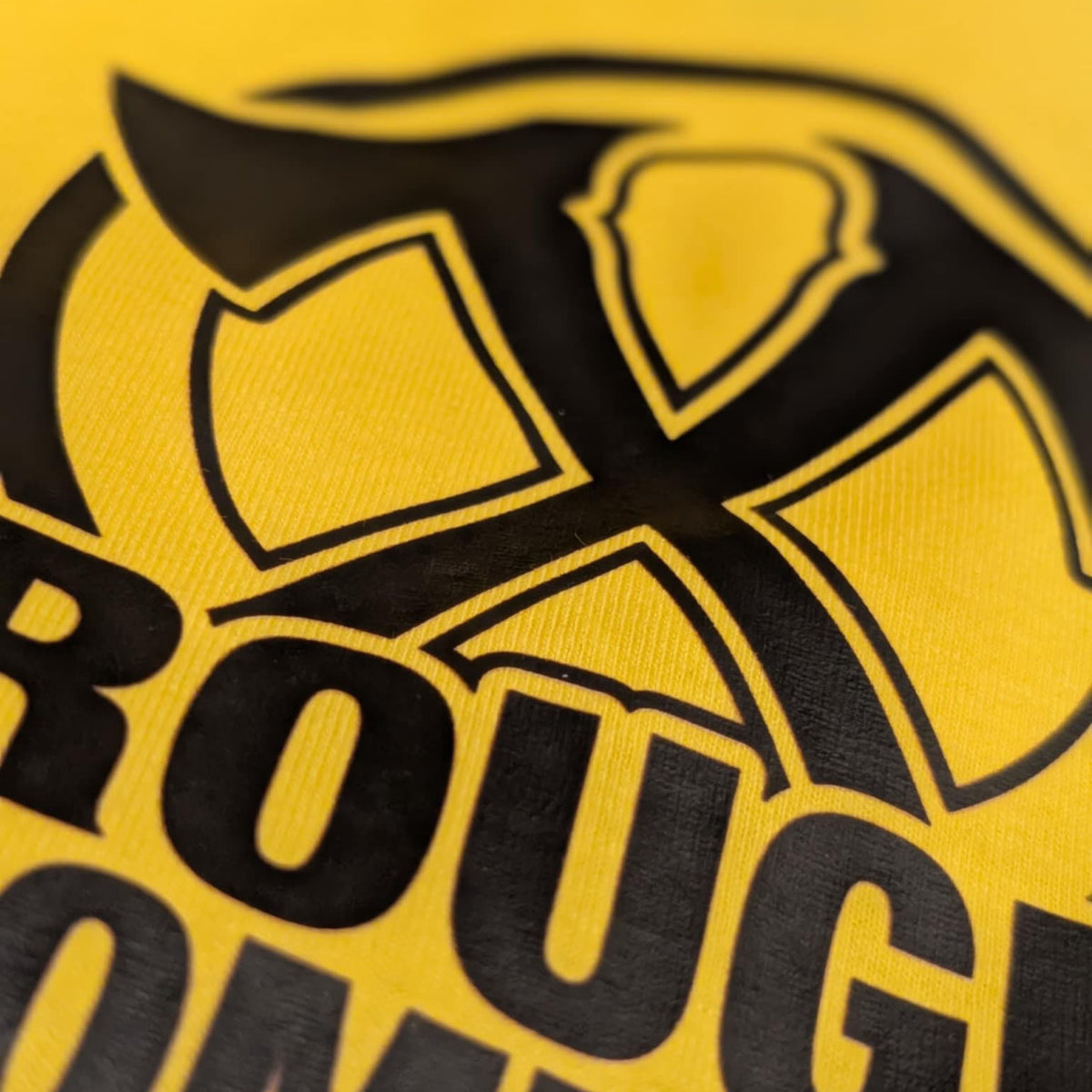 Kids t-shirt "Axe Logo" (yellow) - Rouge Pompier