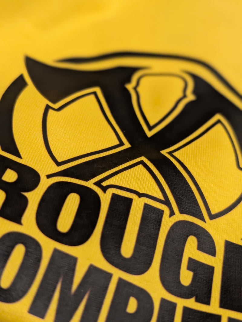 Kids t-shirt "Axe Logo" (yellow) - Rouge Pompier