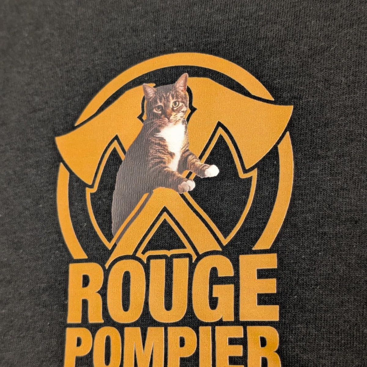 Kids t-shirt "Axe Logo" (yellow) - Rouge Pompier