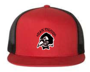 Casquette rouge ''logo brodé'' - Vilain Pingouin