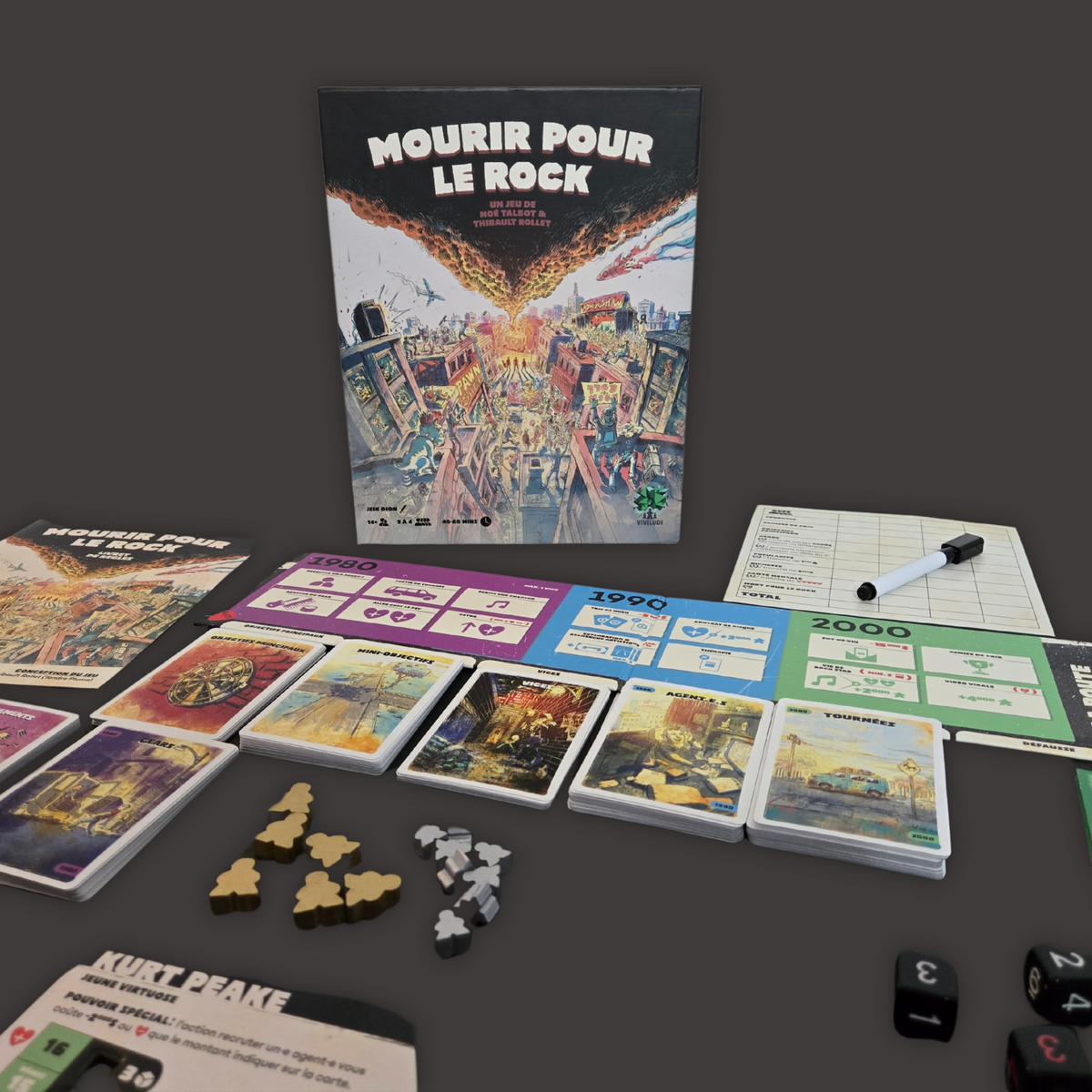 Jeu de société "Mourir pour le rock" - Noé Talbot