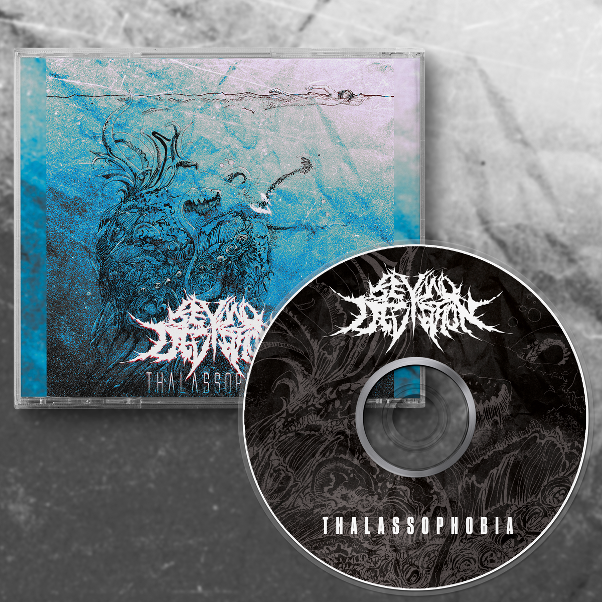 Beyond Deviation - Thalassophobia - CD Mockup Cover + CD