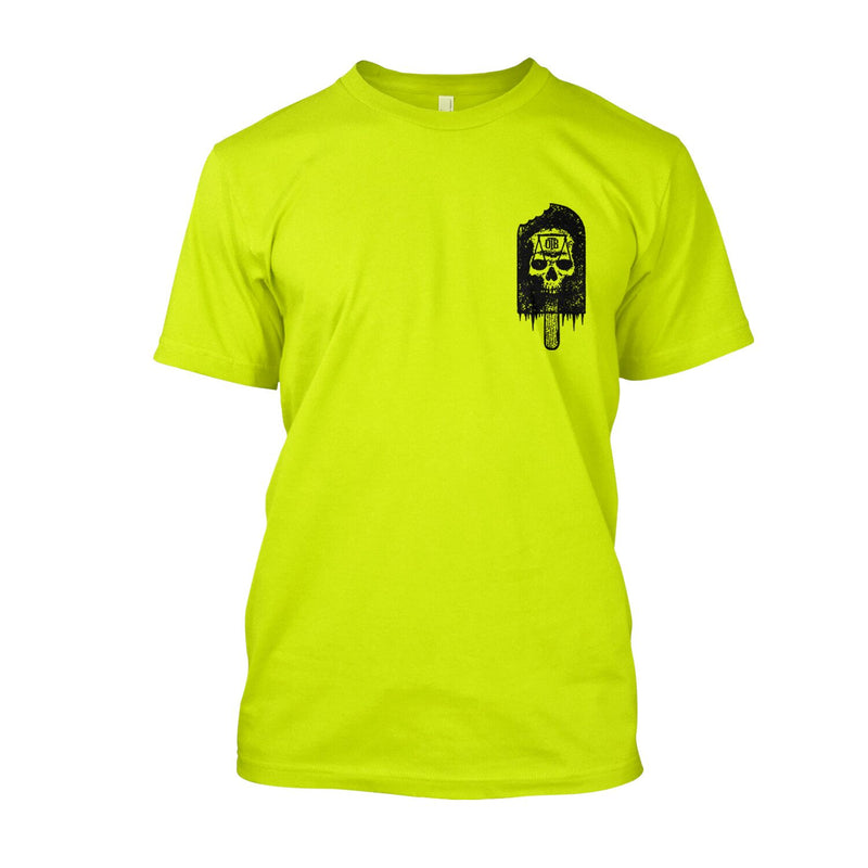 Cold summer neon tee front