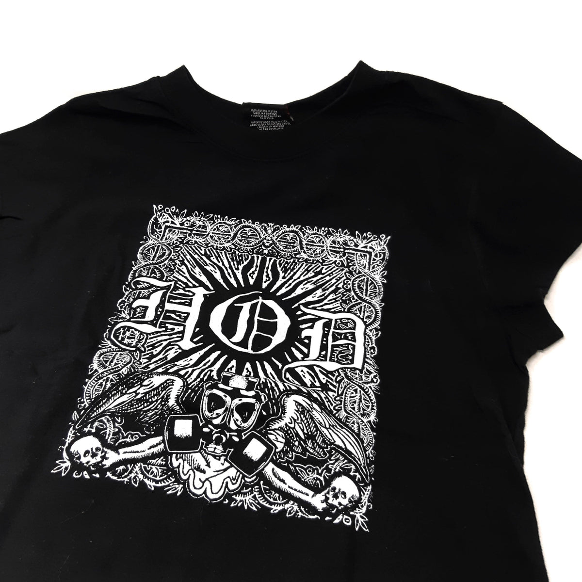 Hands Of Death gas mask girly t-shirt-135232