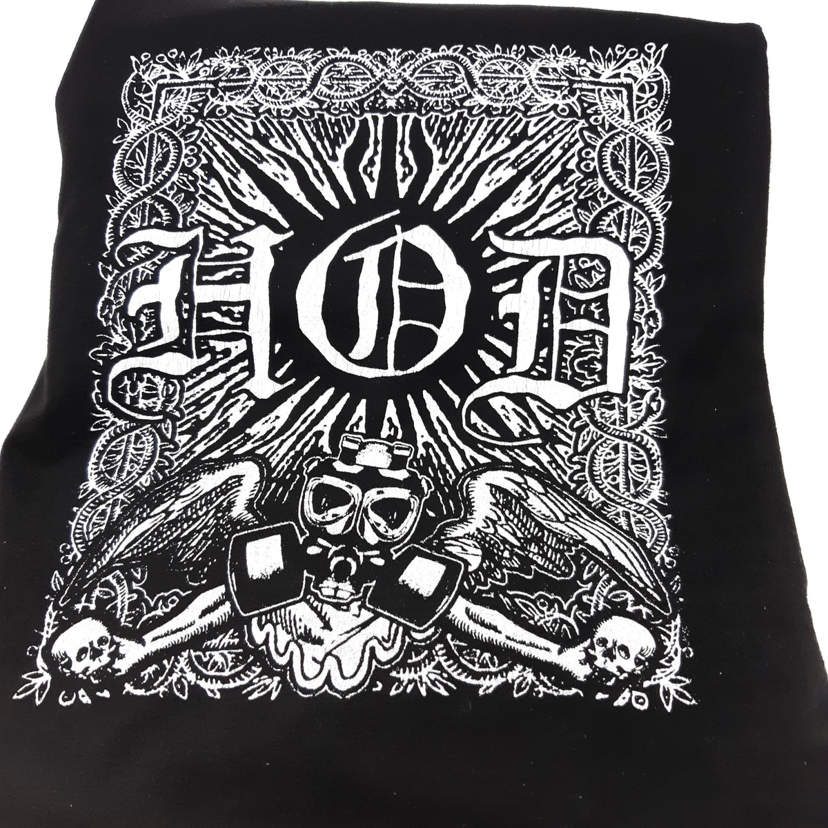 Hands Of Death gas mask t-shirt-133920