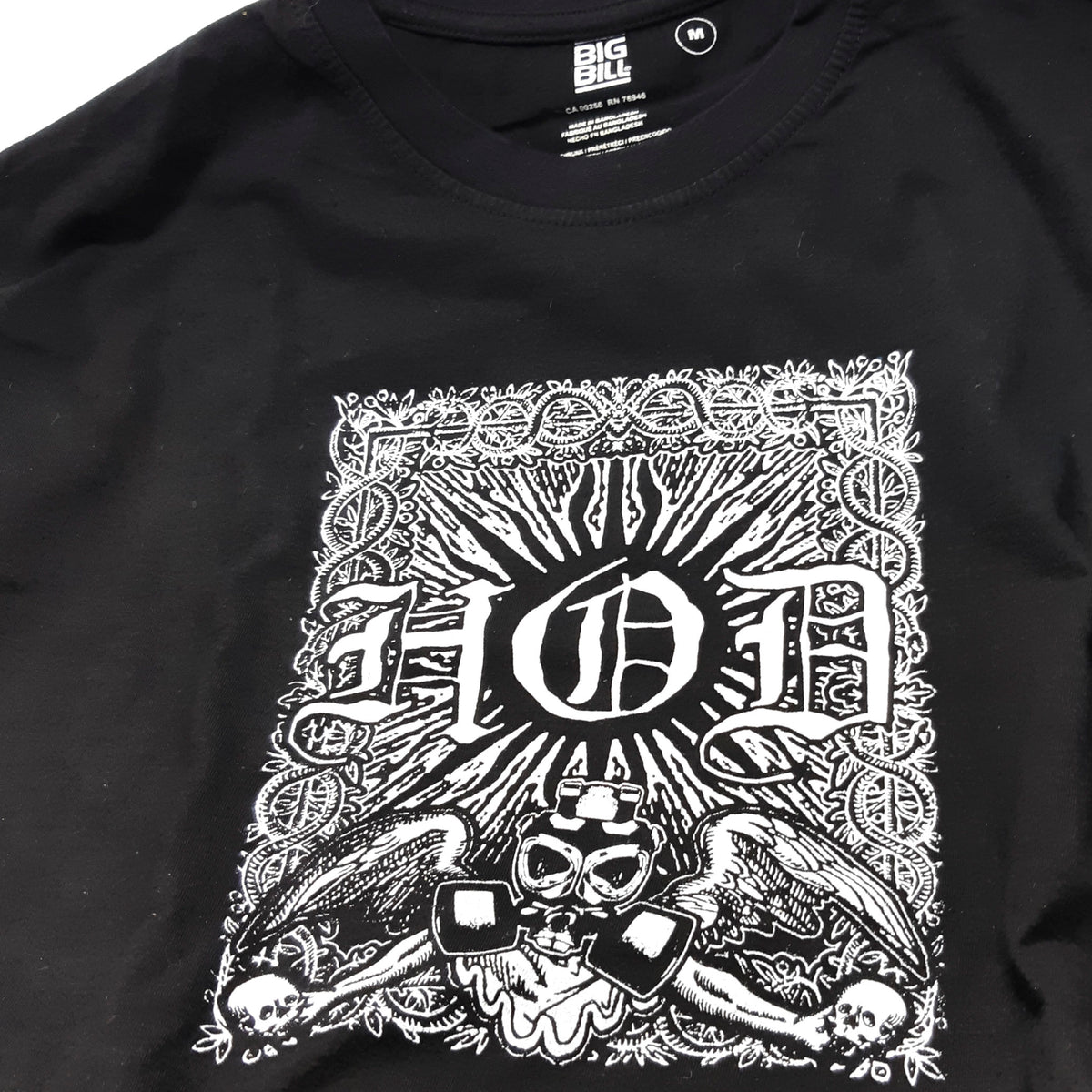 Hands Of Death gas mask t-shirt-133955