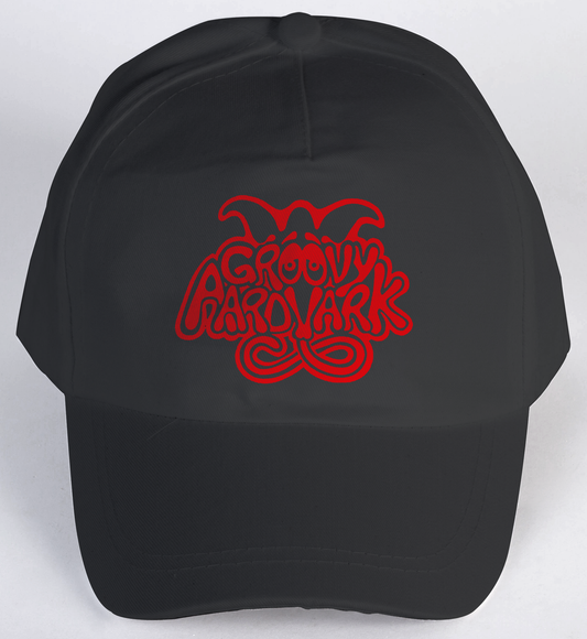 Mock up casquette noire_broderie rouge