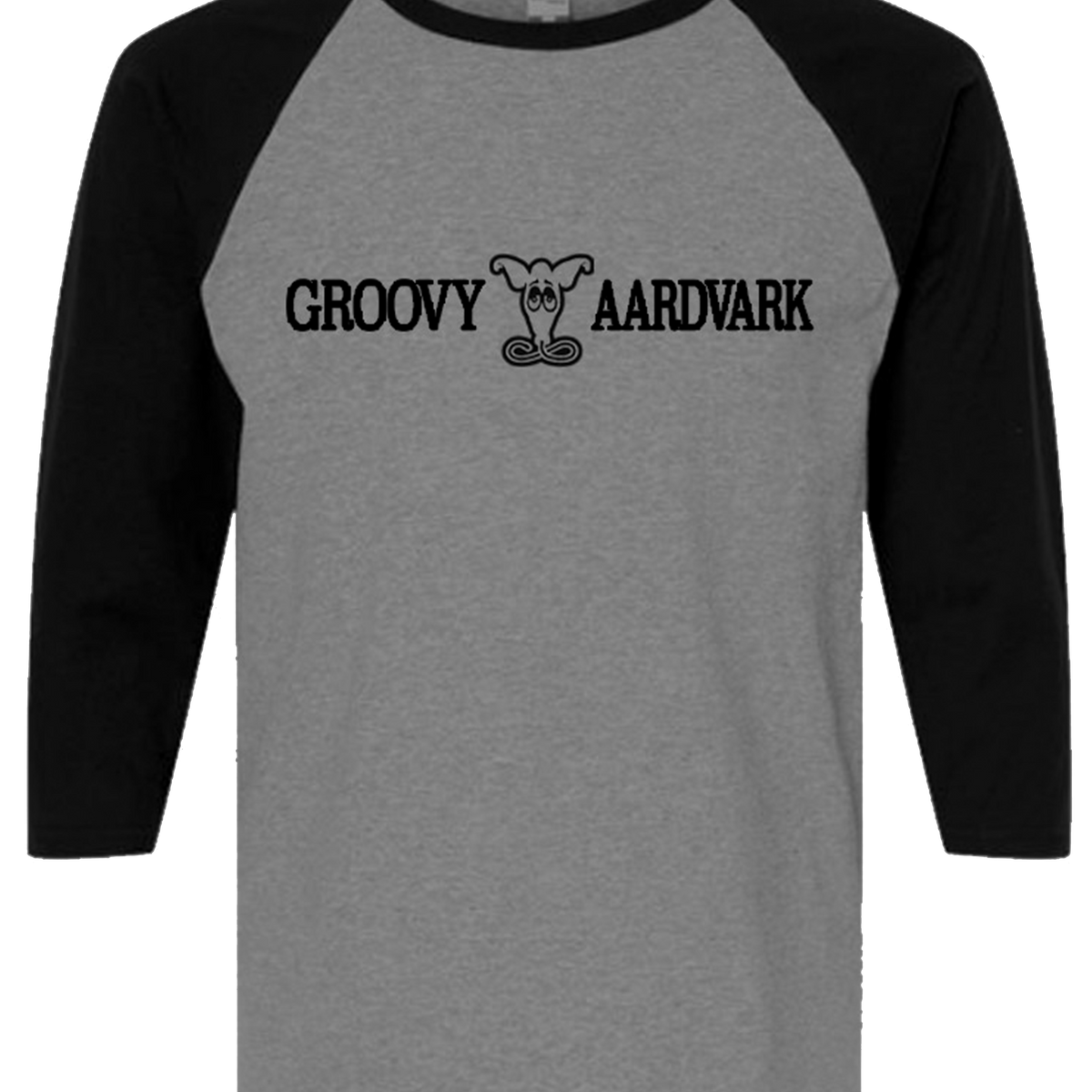 basball gris foncé groovy aardvark mock up