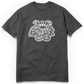 t-shirt charcoal logo BLANC groovy aardvark_mock up
